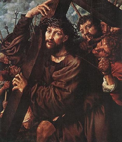 Jan Sanders van Hemessen Christ Carrying the Cross oil painting image